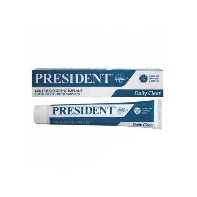 38467-President Ortho-Implant Daily Clean Toothpaste 75ml +1