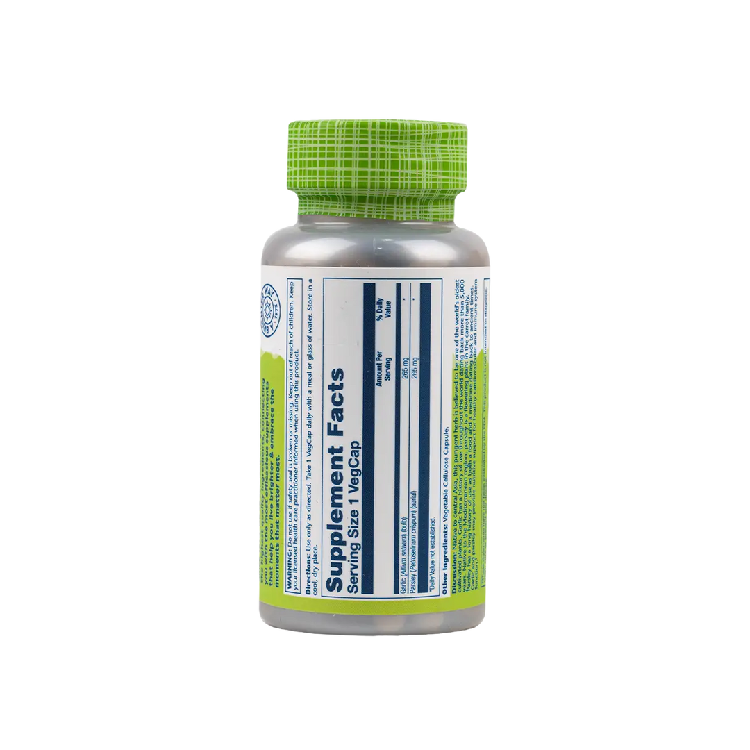 38680-Solaray Garlic &amp; Parsley 530mg 100vegcap +1