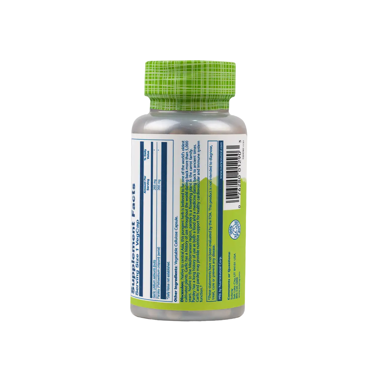 Solaray Garlic & Parsley 530mg 100vegcap
