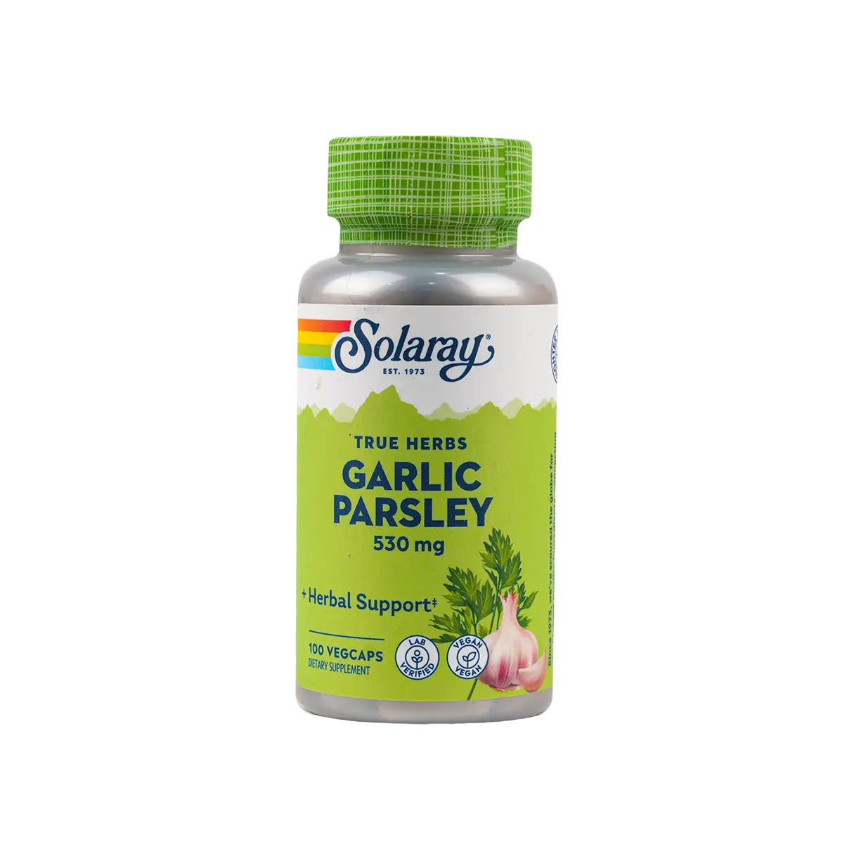 Solaray Garlic & Parsley 530mg 100vegcap