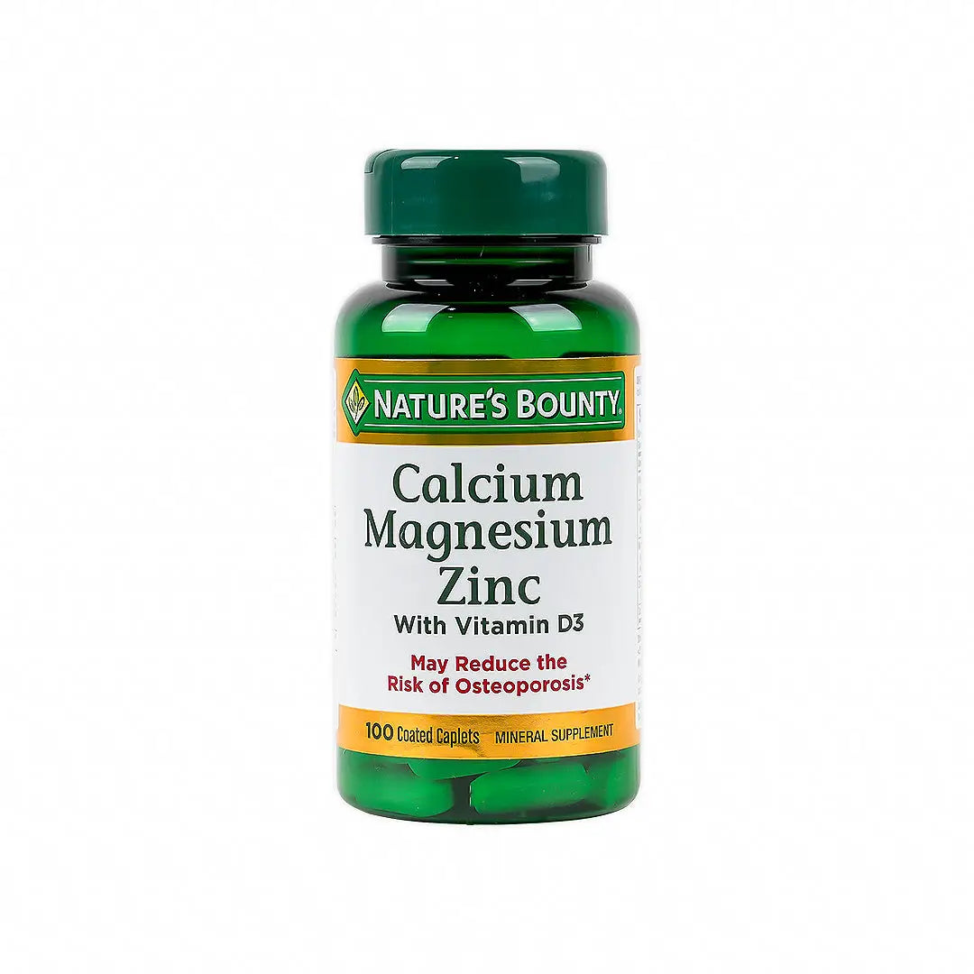 NATURES BOUNTY CAL + MAG + ZINC 100CAP