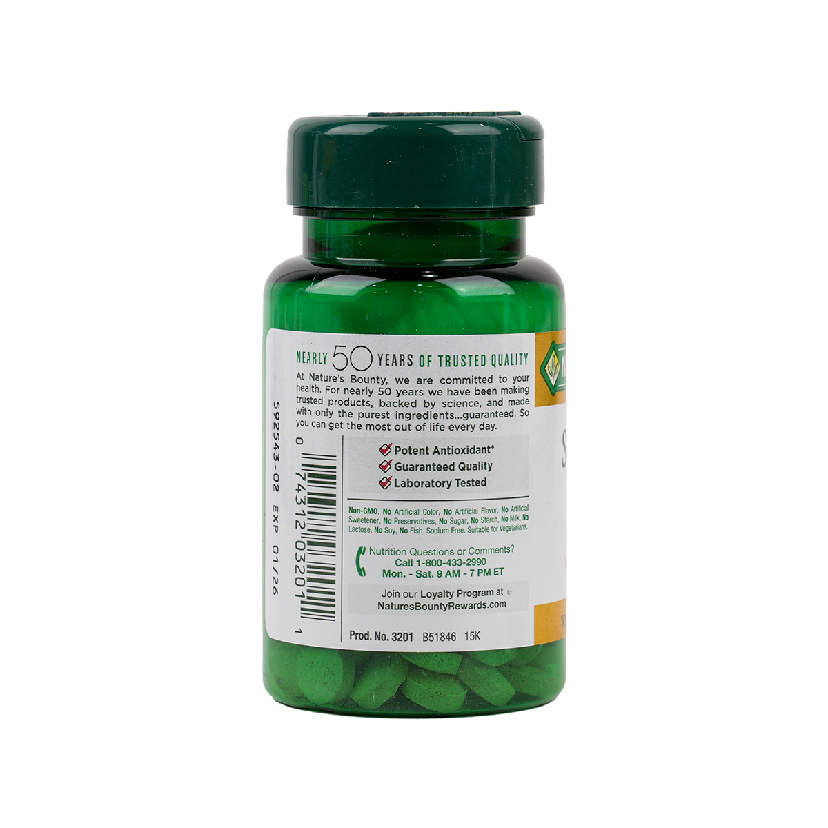 NATURES BOUNTY SELENIUM 200MCG 100TAB