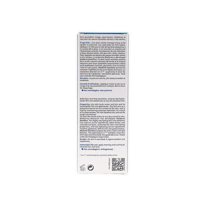 38775-Bioderma Atoderm Nutritive Cream 40Ml +4