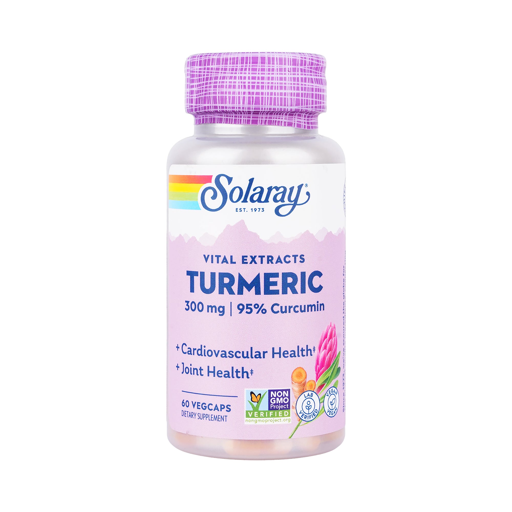 38801-Solaray Turmeric 300Mg 60 Veg Capsules
