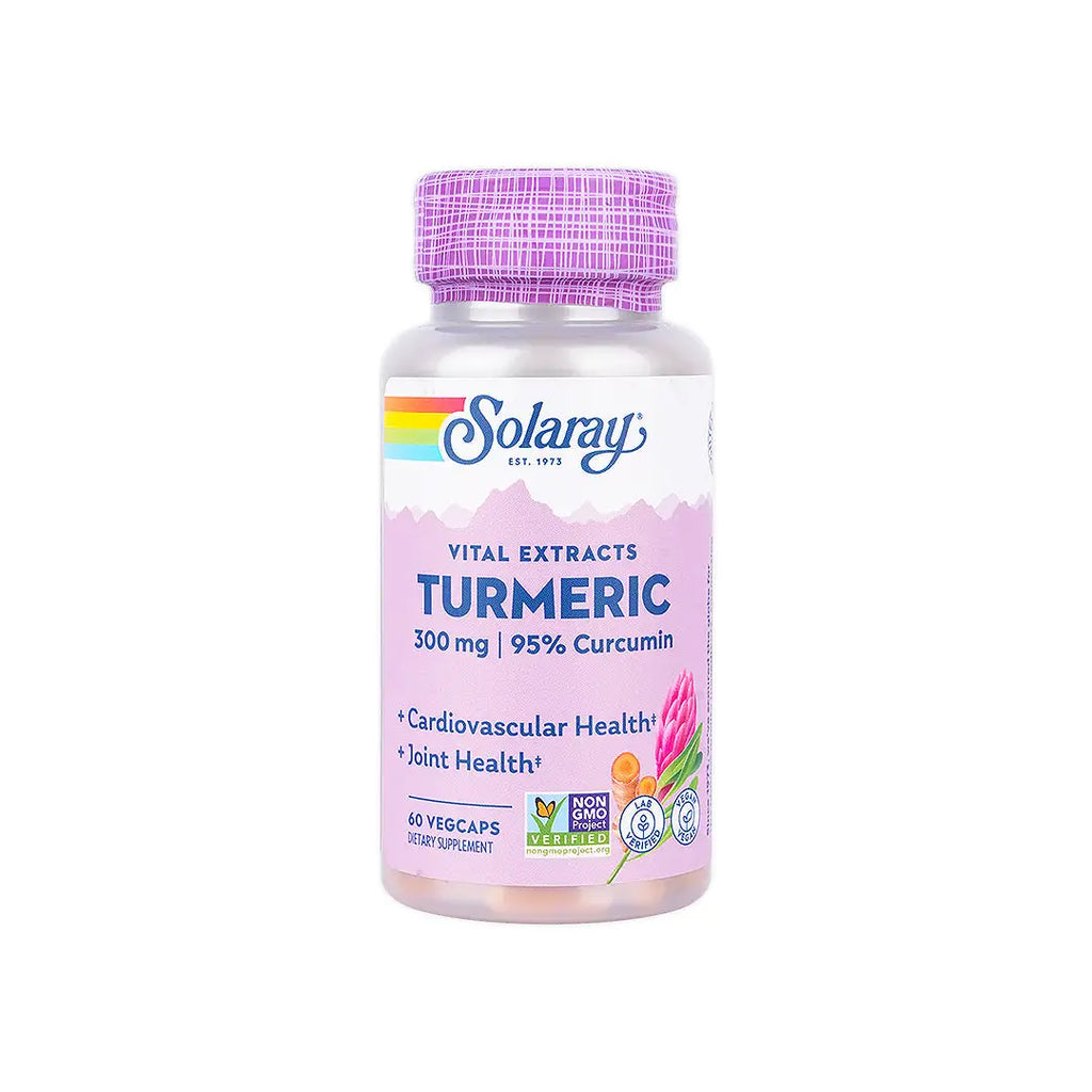 Solaray Turmeric 300mg 60vegcap +0