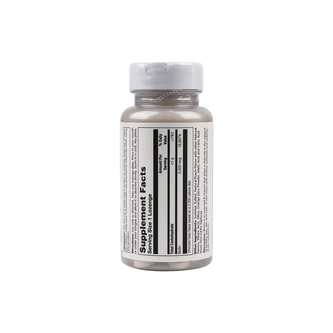 38846-Solaray Biotin 5000Mg 60 Loz. +1