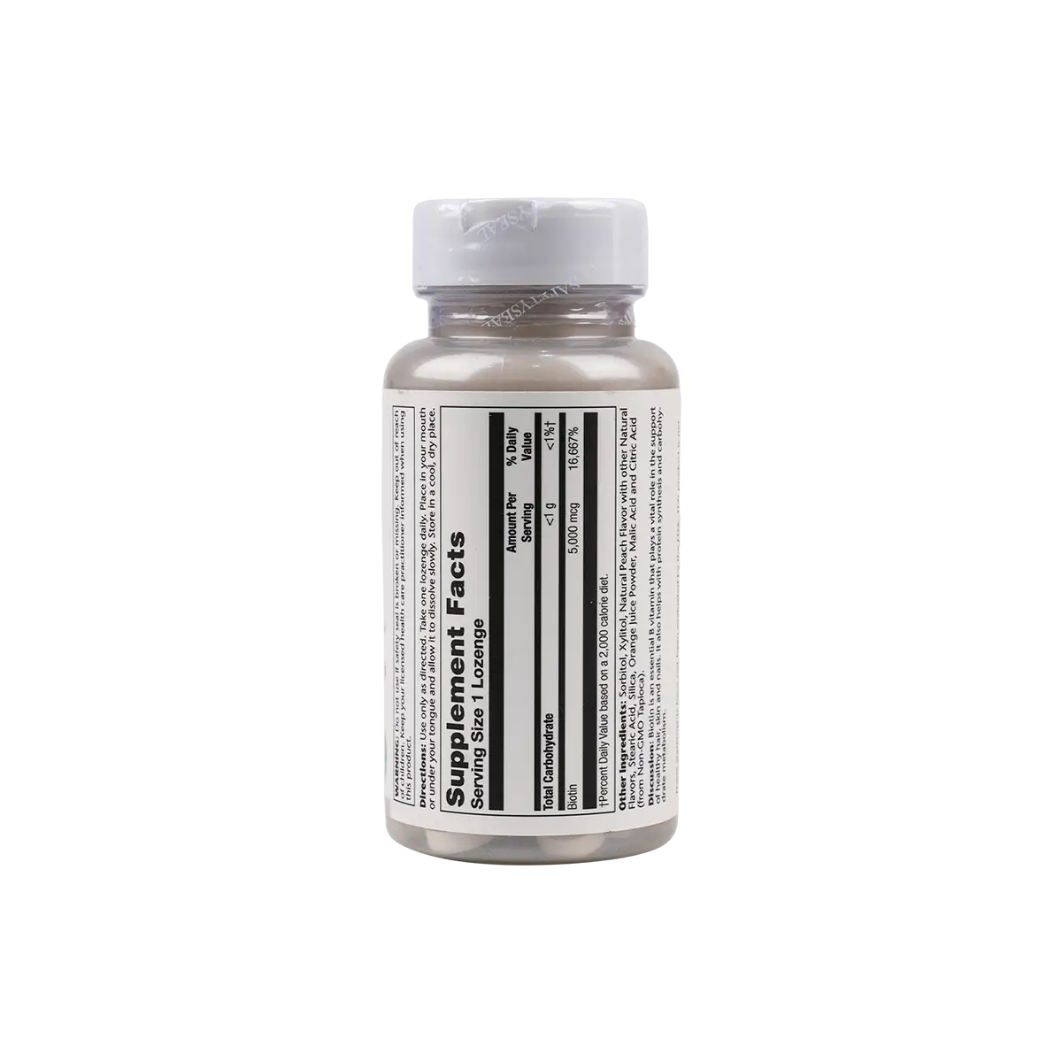 38846-Solaray Biotin 5000Mg 60 Loz. +1
