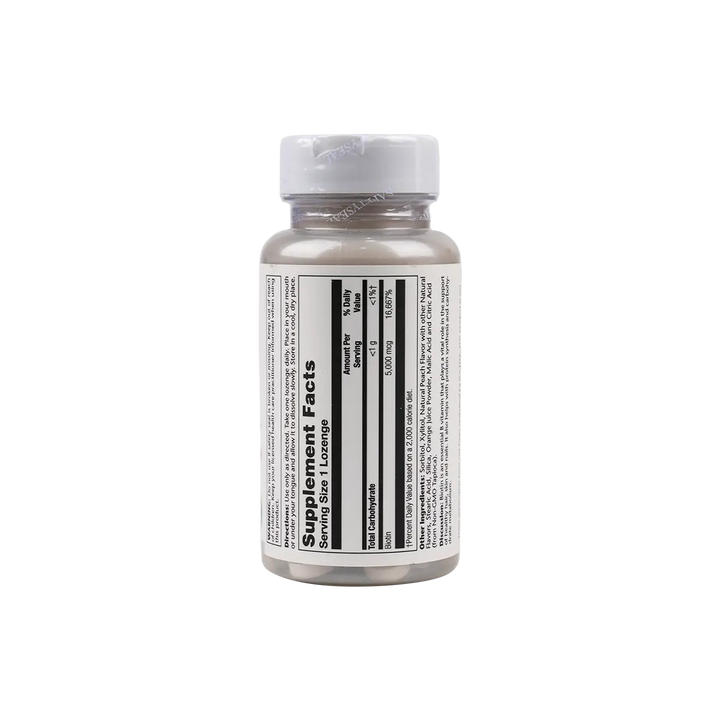 38846-Solaray Biotin 5000Mg 60 Loz. +1
