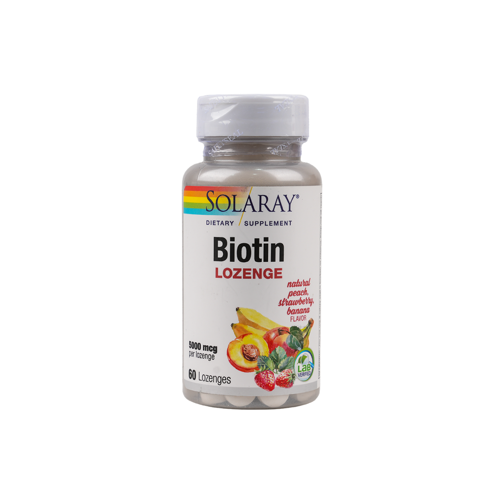 SOLARAY BIOTIN 5000MG 60 LOZ.