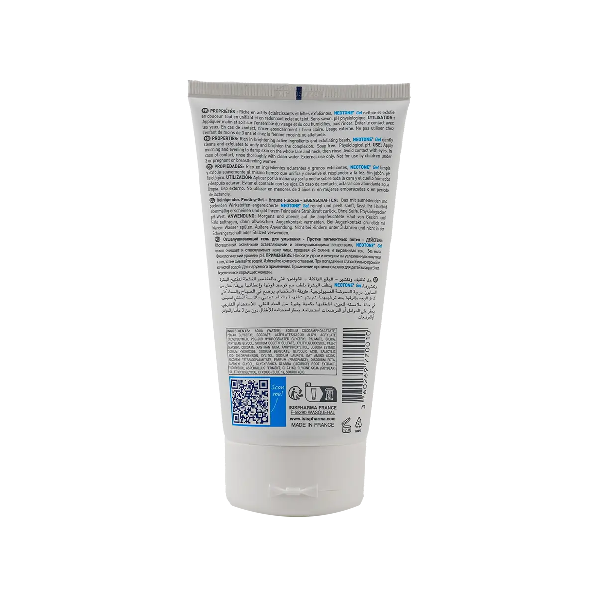 38918-ISIS Pharma Neotone Exfoliating Cleansing Gel 150ml +1