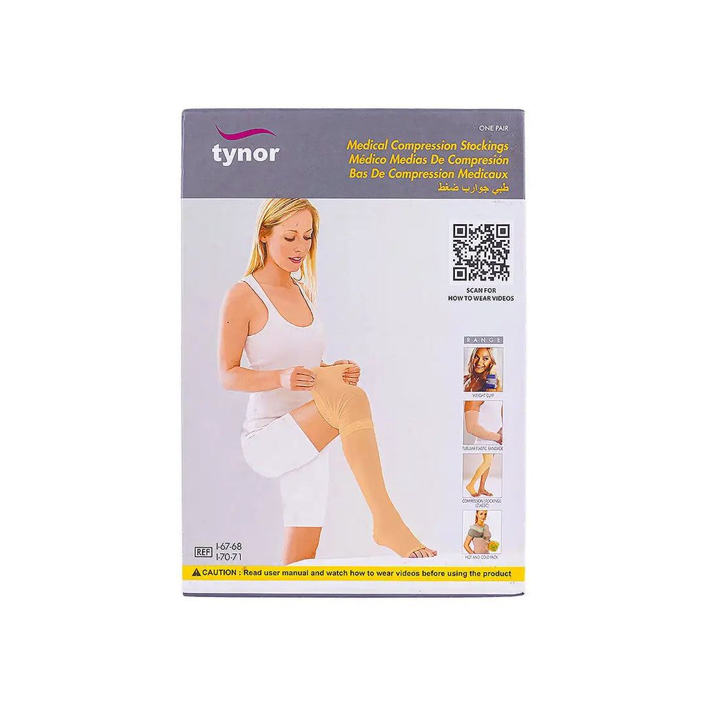 Tynor Leg Stocking Medical Thigh High C2-I70 XL