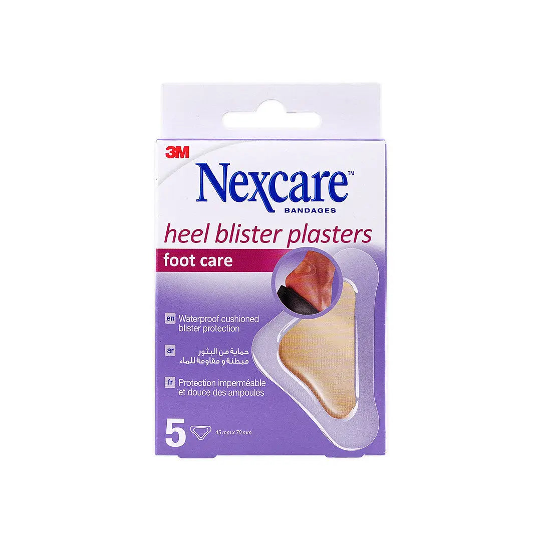 Nexcare Heel Blister Plasters 5pcs-HBB 5N