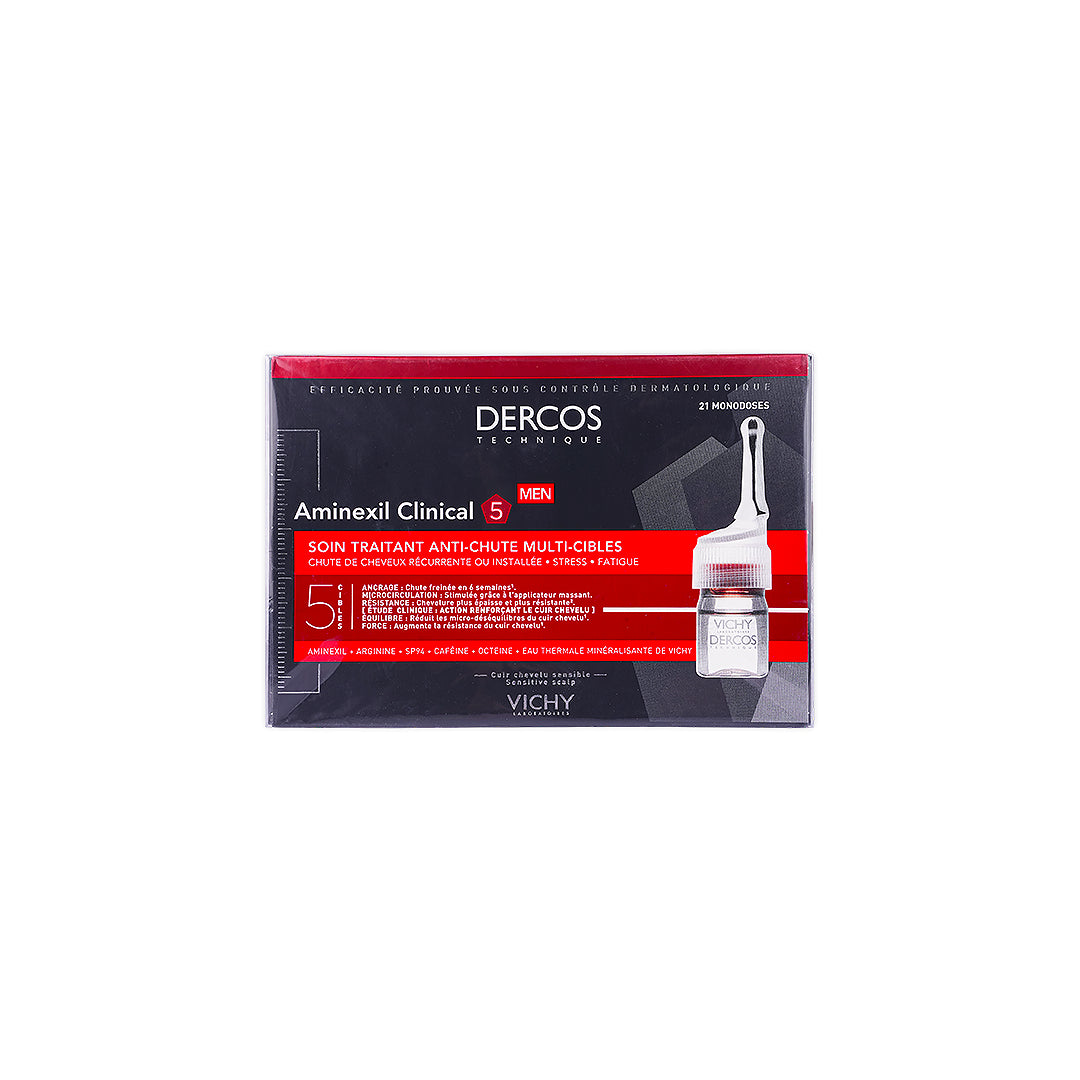Vichy Dercos Aminexil Clinical 5 Men Amp. 21X6