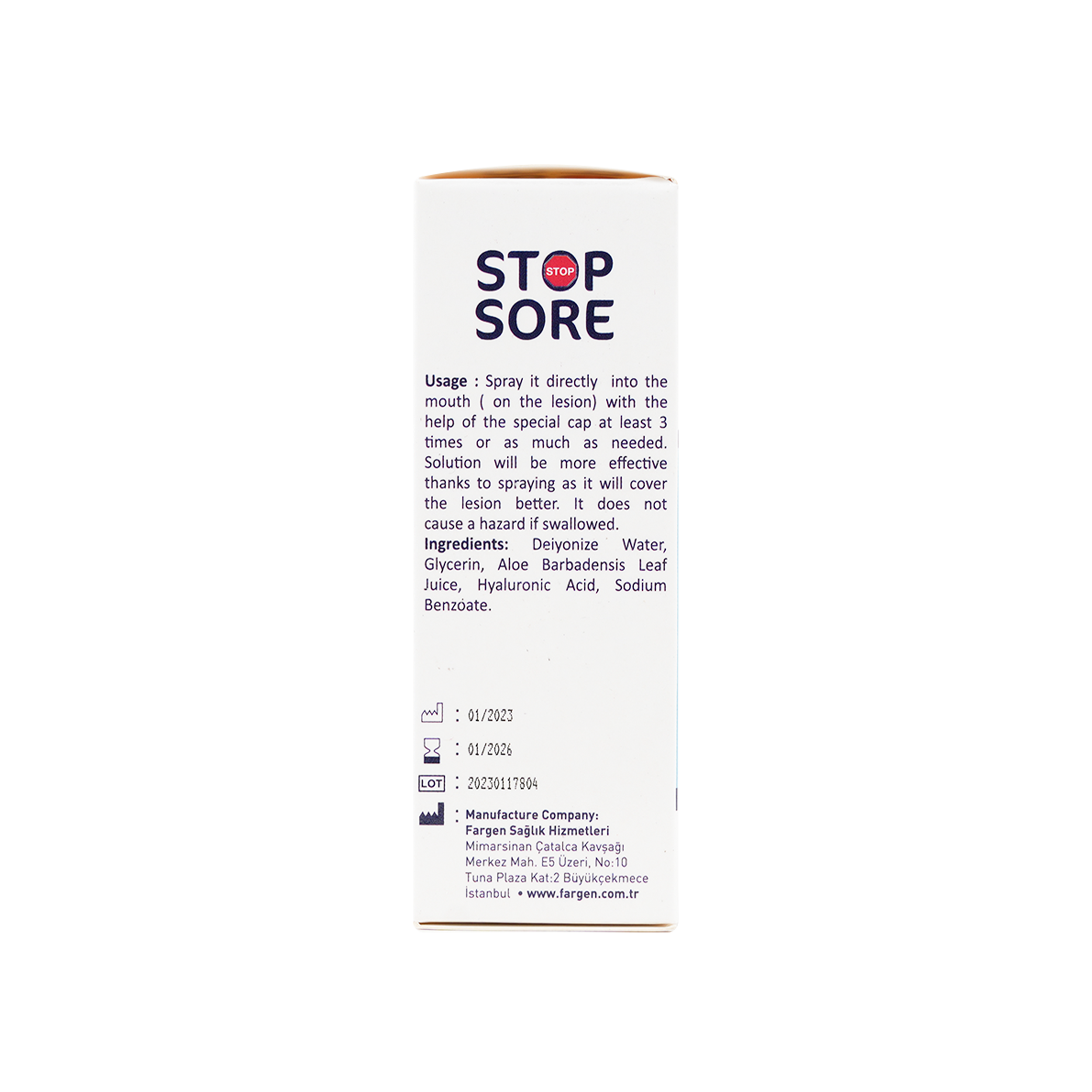 STOP SORE MOUTH SPRAY 20ML