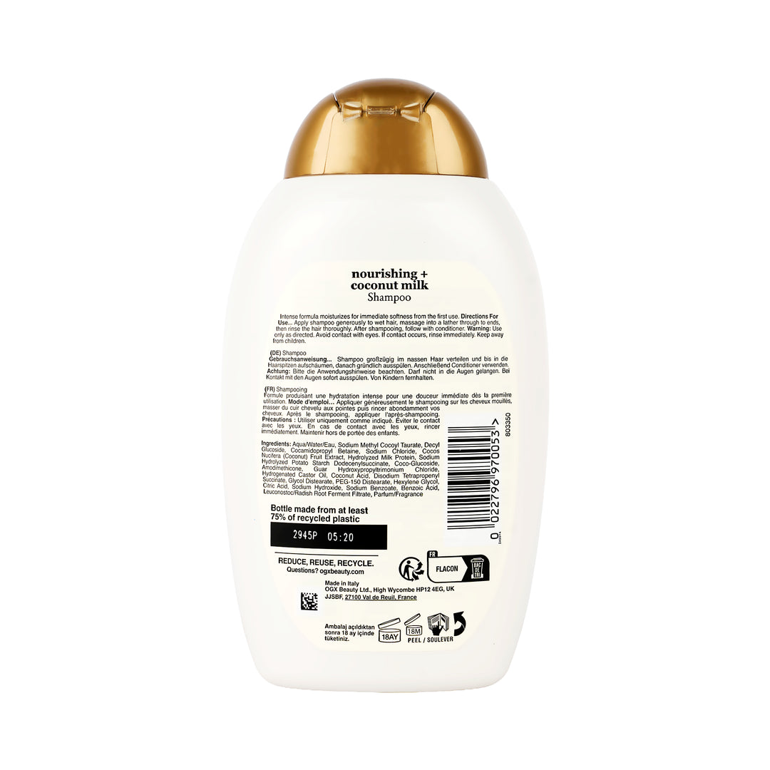 39083-OGX Coconut Milk Shampoo 385Ml +1