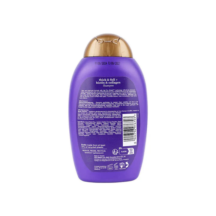 39088-OGX Biotin &amp; Collagen Shampoo 385Ml +2