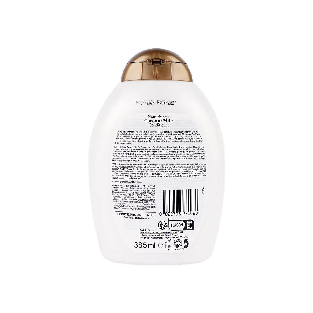 OGX COCONUT MILK CONDITIONER 385ML