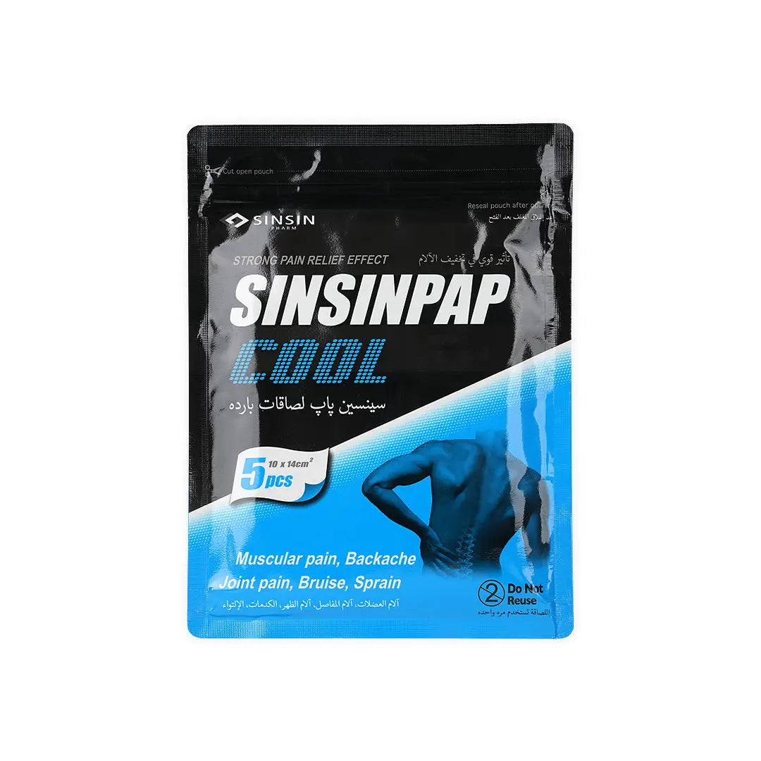 39117-Sinsinpap Pain Relief Cool Patch 5pcs