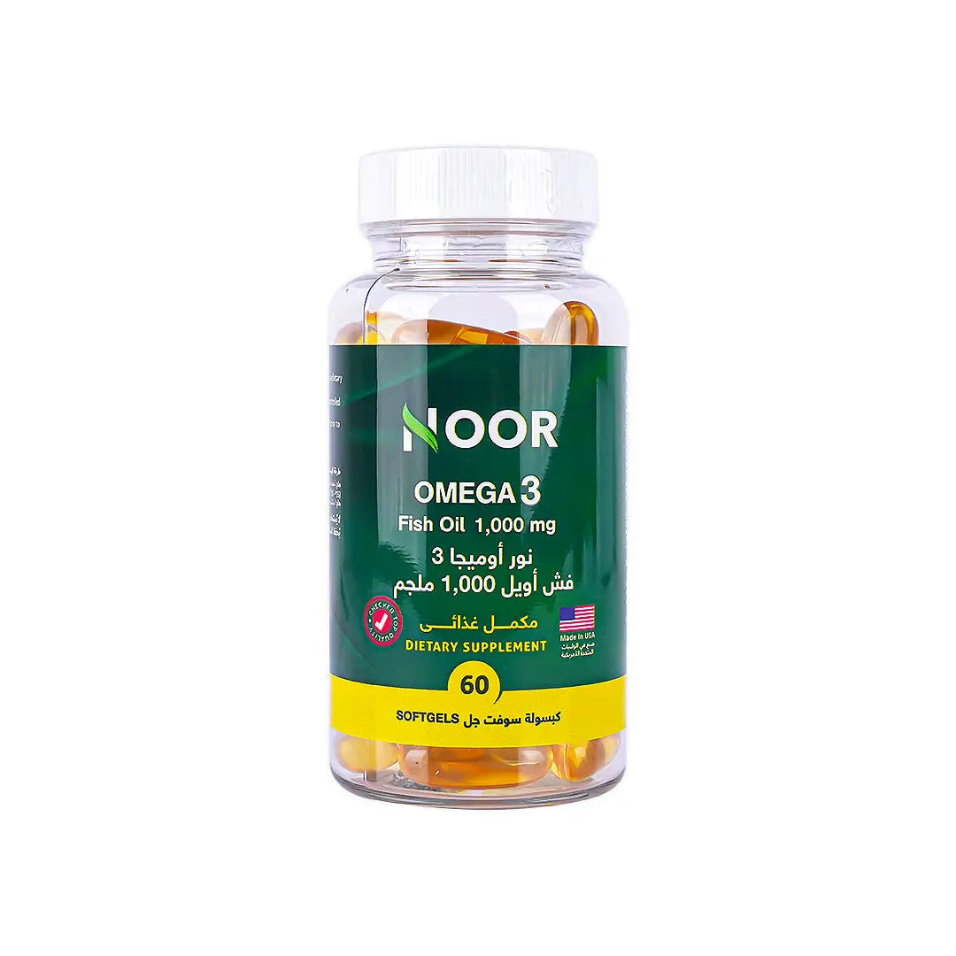 39156-Noor Omega-3 1000Mg 60Cap +1
