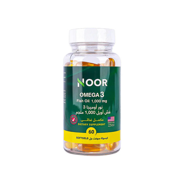 39156-Noor Omega-3 1000Mg 60Cap +1