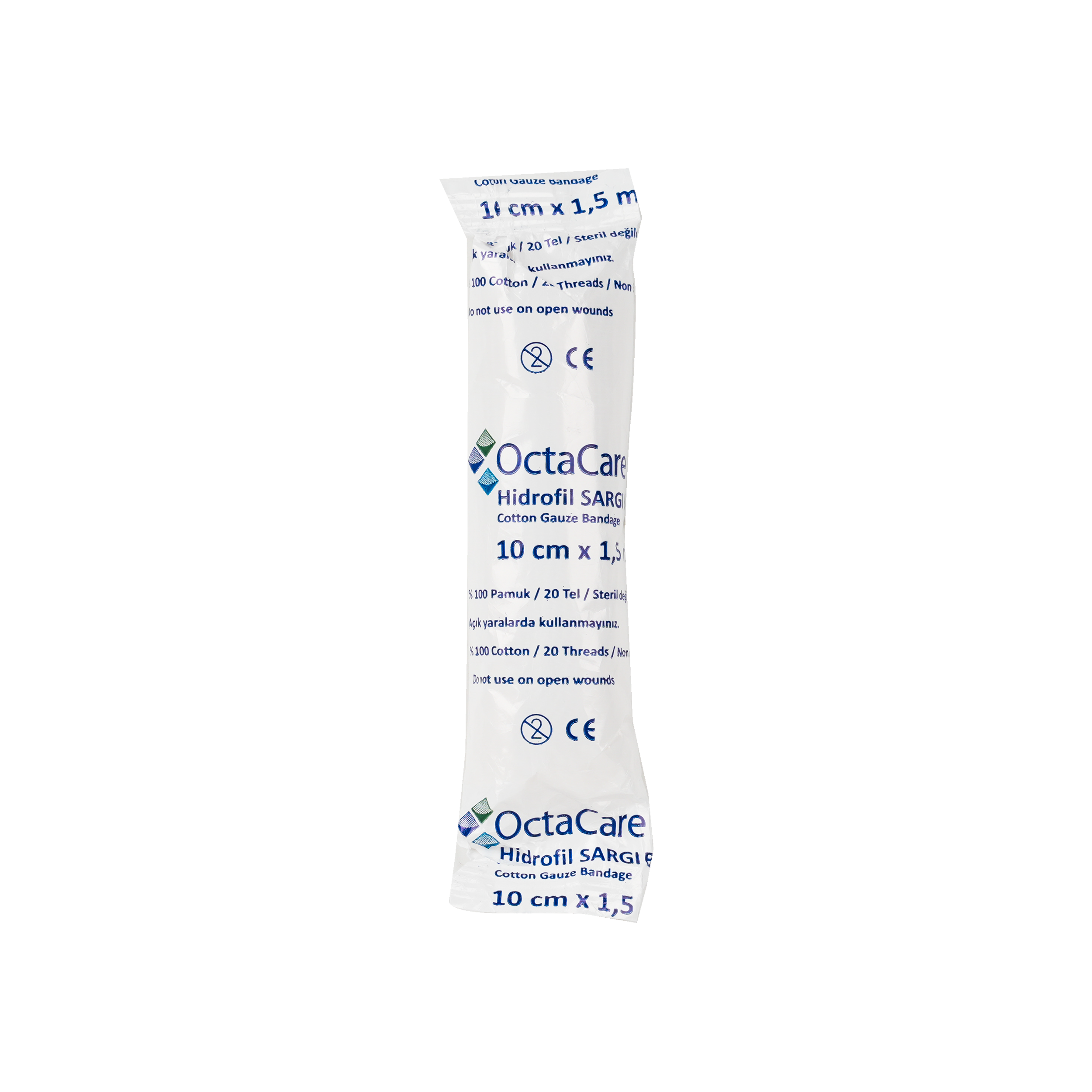 Octacare Cotton Gauze Bandage 10cmx1.5m 1pc-2210