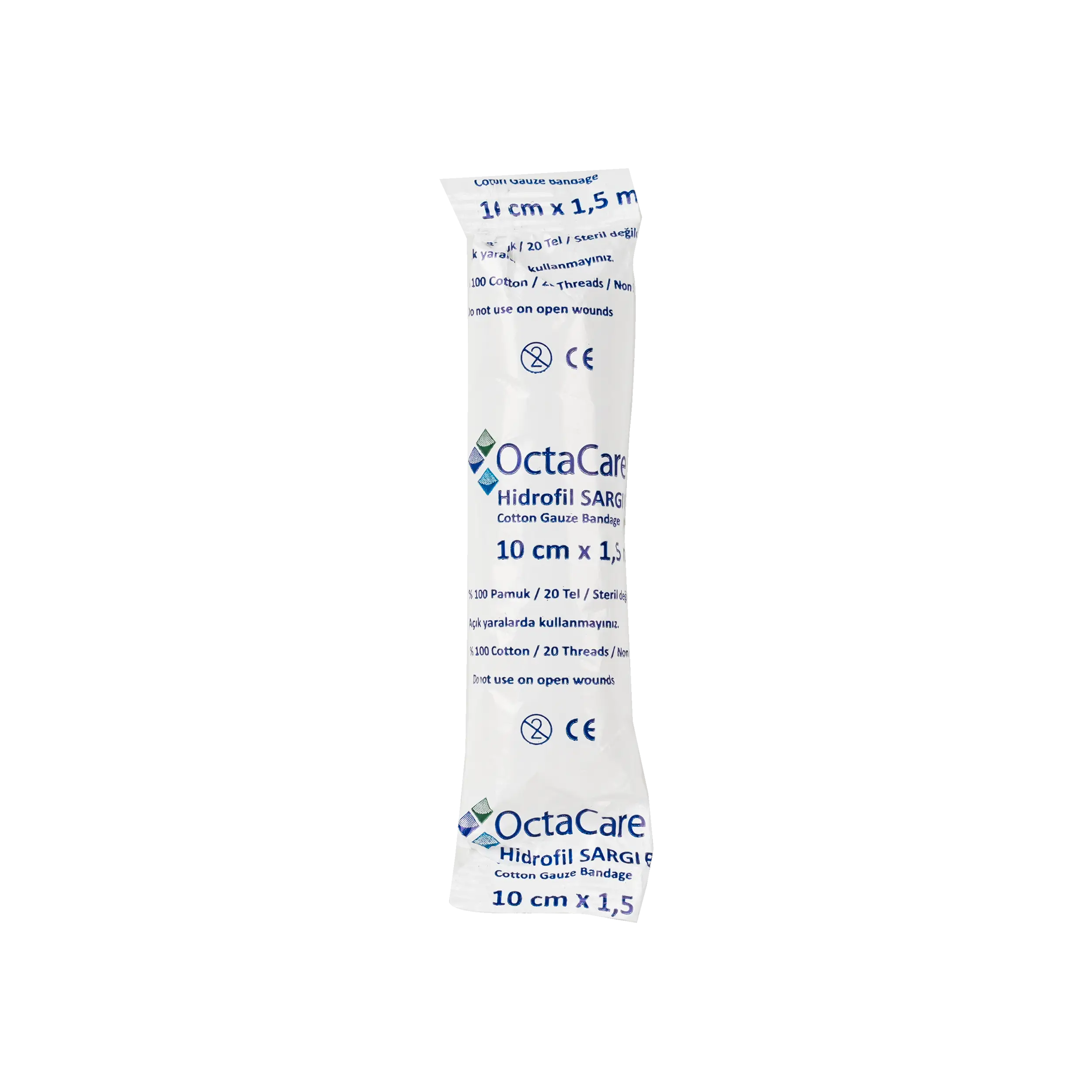 Octacare Cotton Gauze Bandage 10cmx1.5m 1pc-2210