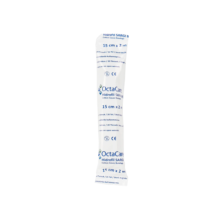 39198-Octacare Cotton Gauze Bandage 15cmx2m 1pc-2215