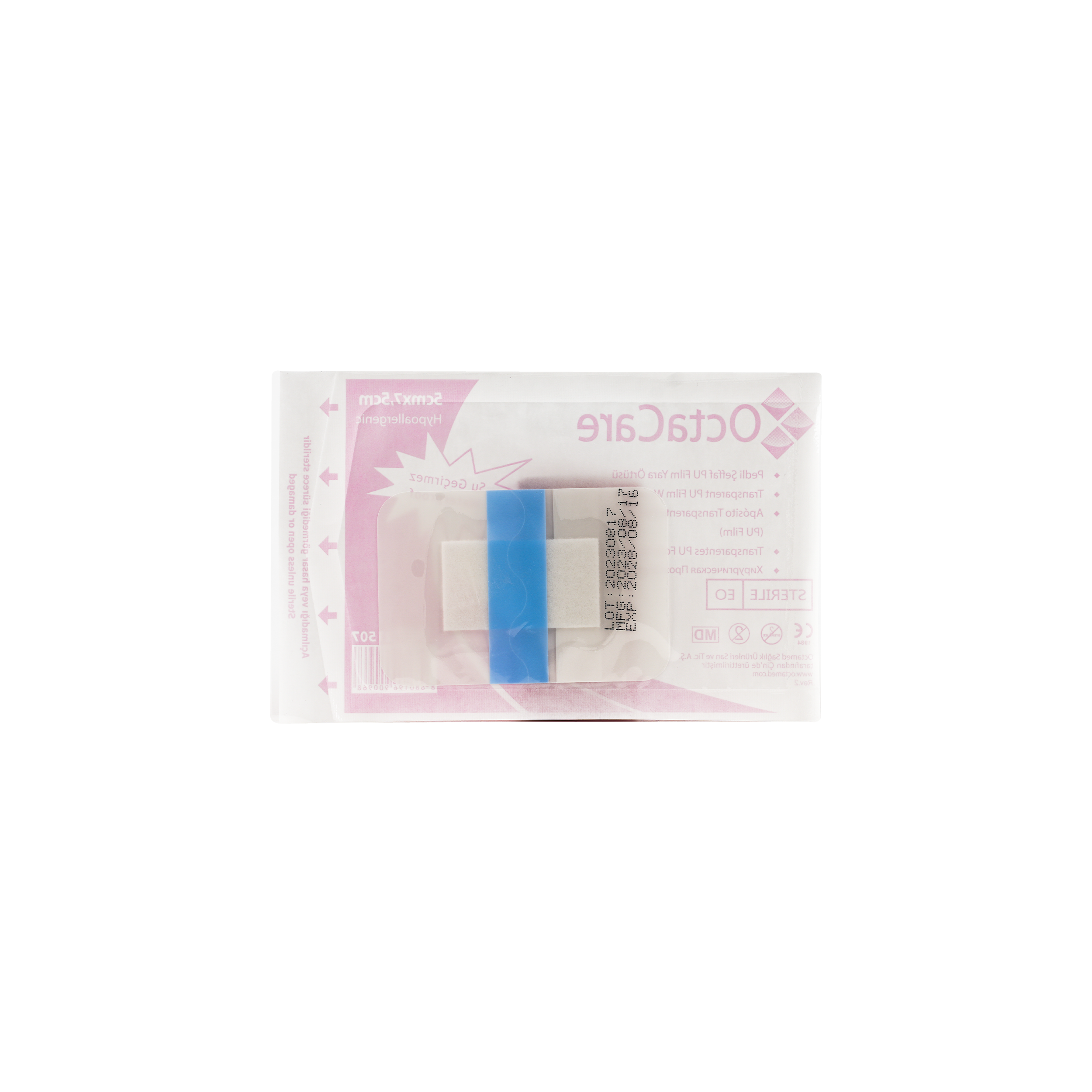 Octacare Waterproof Wound Plaster 5x7.5cm 1pc-21507