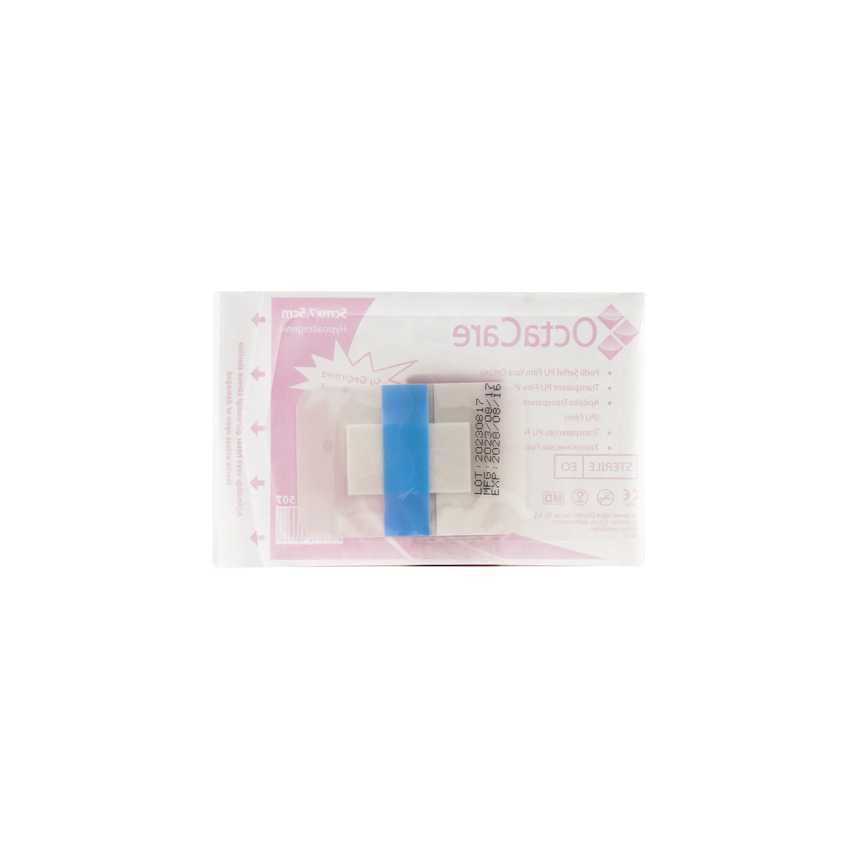 39202-Octacare Waterproof Wound Plaster 5x7.5cm 1pc-21507 +1