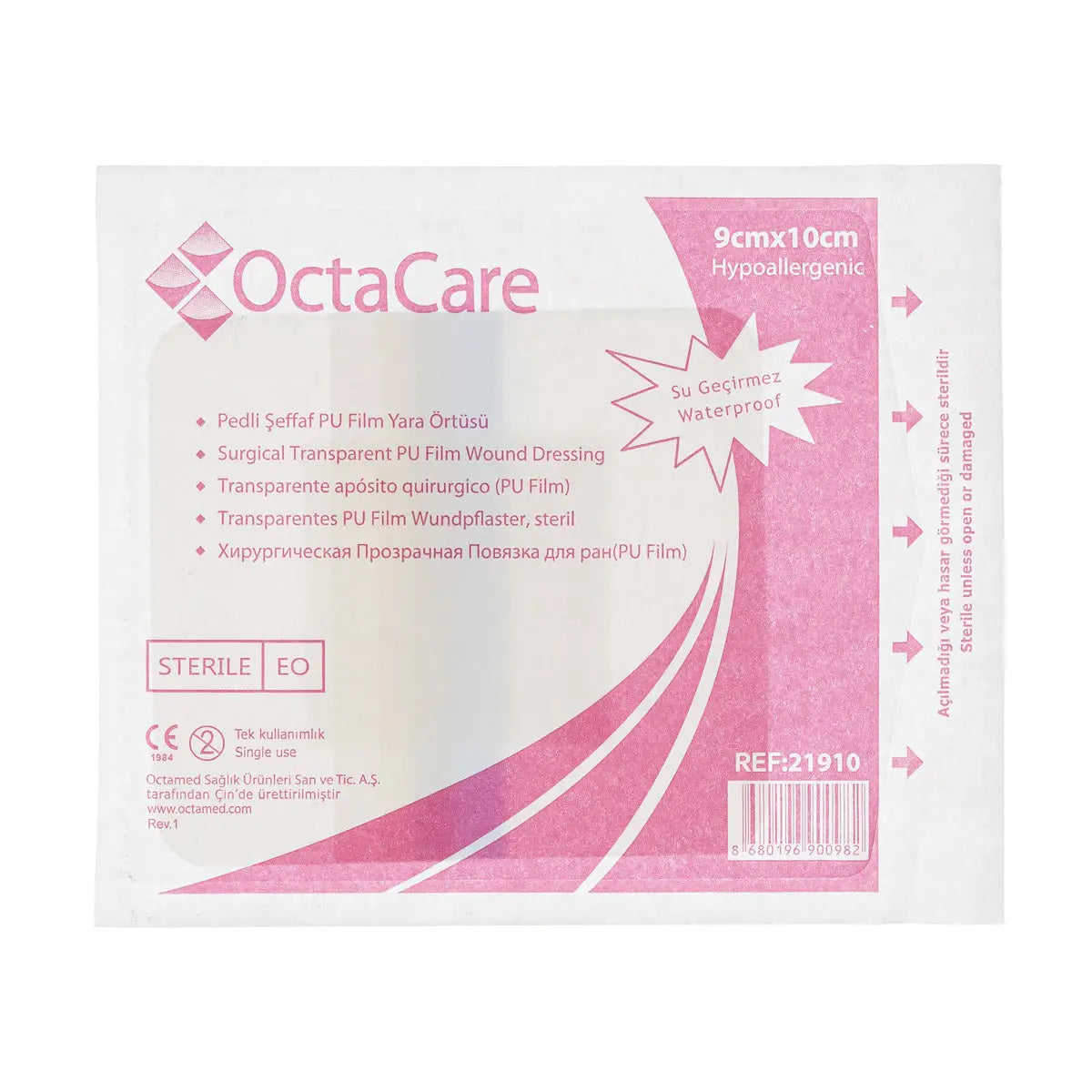 39204-Octacare Waterproof Wound Plaster 9x10cm 1pc-21910 +1