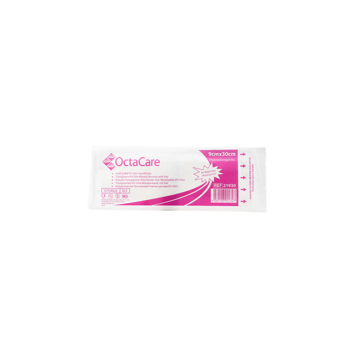 39208-Octacare Waterproof Wound Plaster 9x30cm 1pc-21930