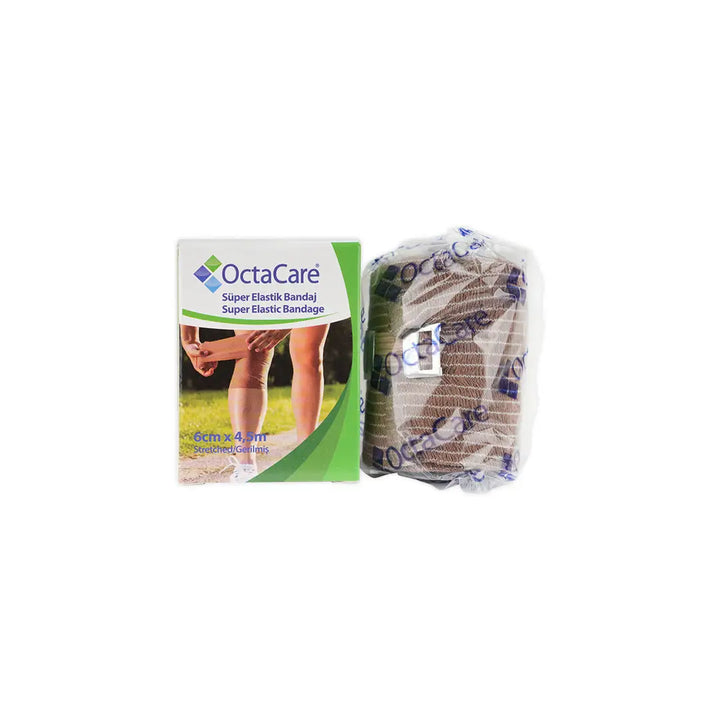 39212-Octacare Super Elastic Bandage 6cmx4.5m-24064