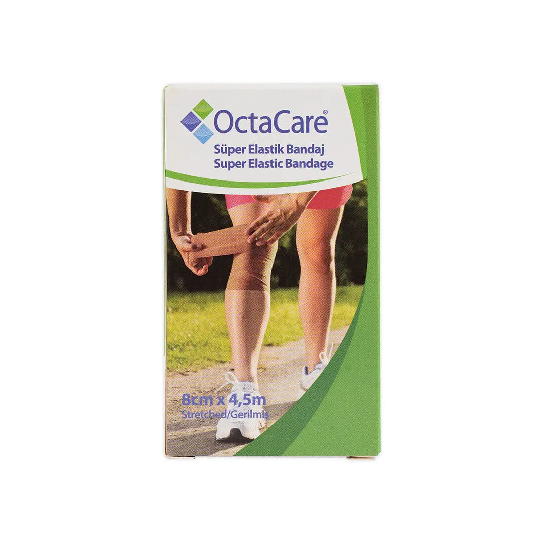 Octacare Super Elastic Bandage 8cmx4.5m-24084