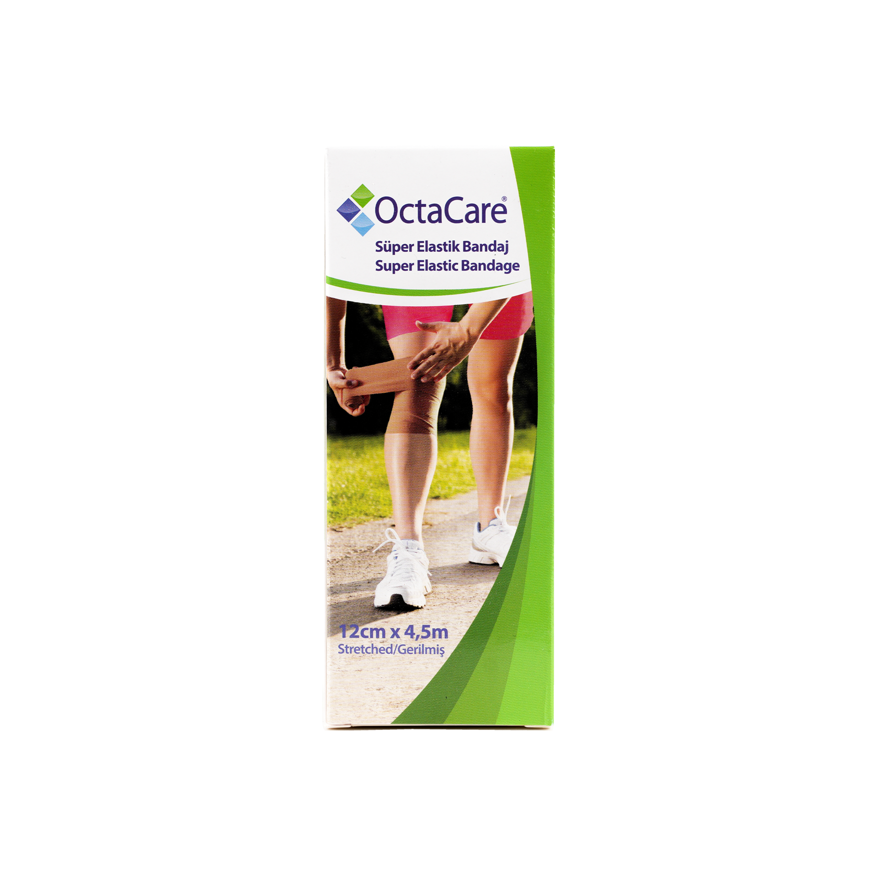 Octacare Super Elastic Bandage 12cmx4.5m-24124