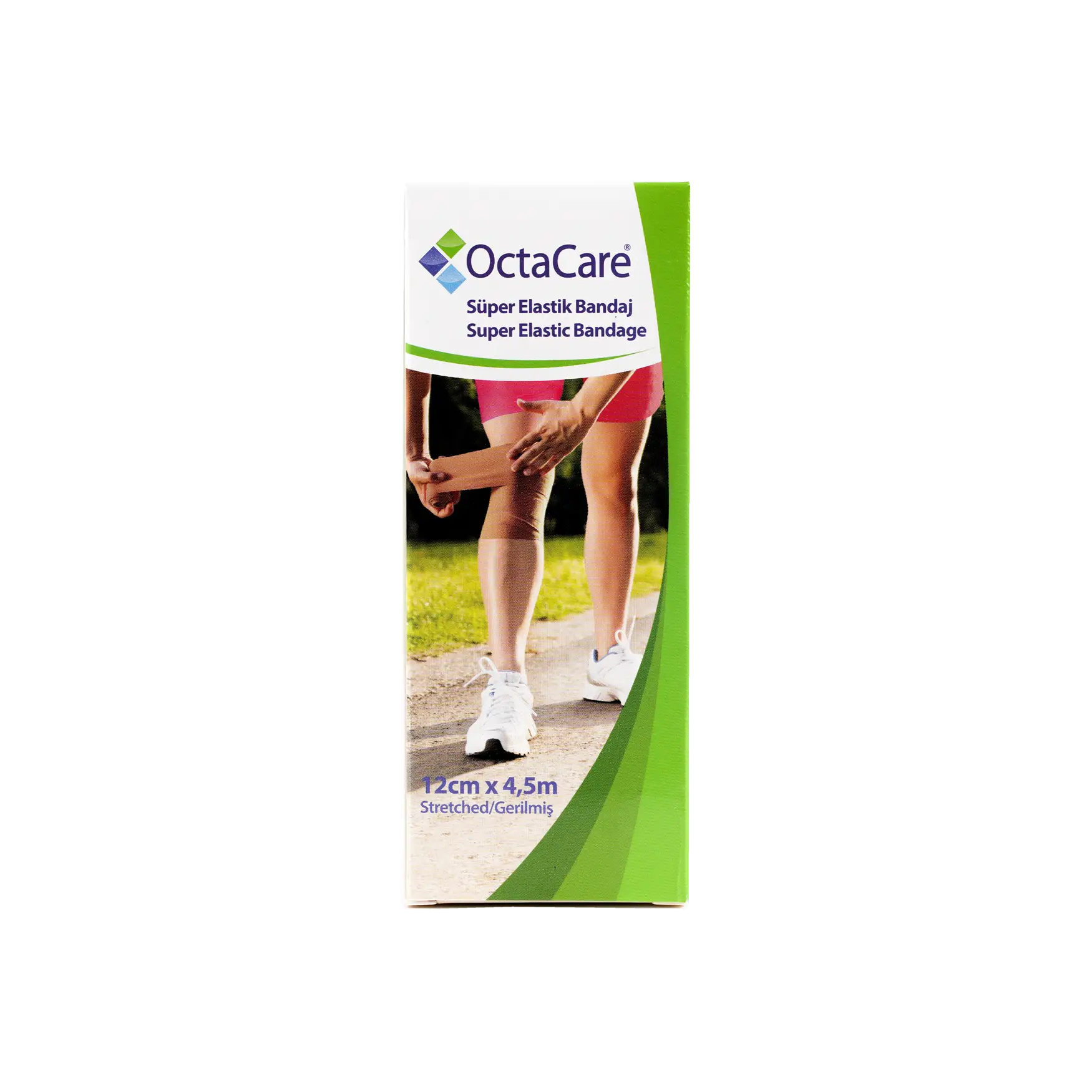 Octacare Super Elastic Bandage 12cmx4.5m-24124