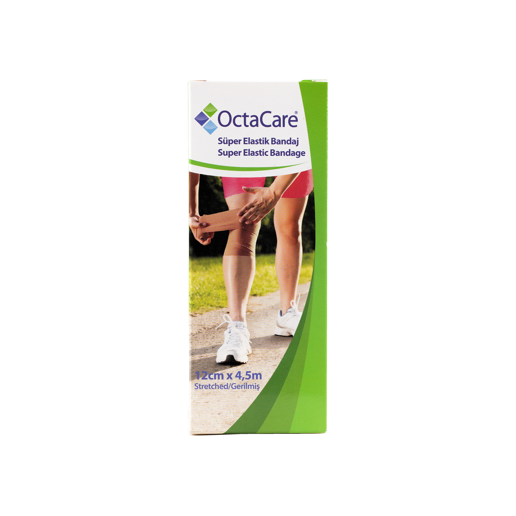 Octacare Super Elastic Bandage 12cmx4.5m-24124