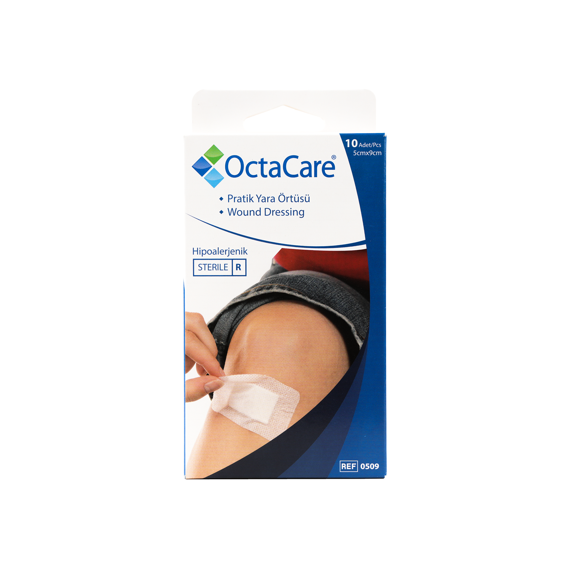 Octacare Fabric Wound Plaster 5x9cm 10pcs-0509