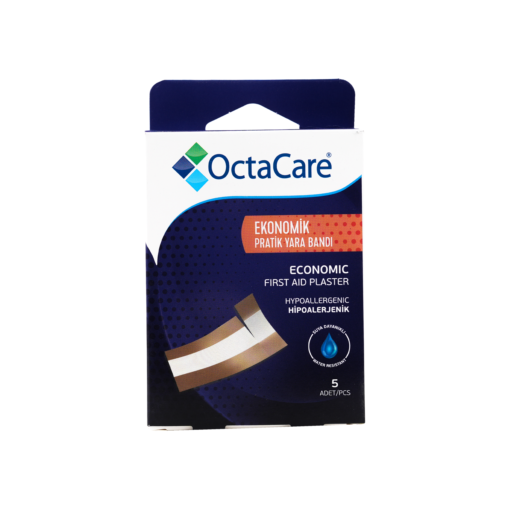 Octacare First Aid Plaster Economic 5pcs-160