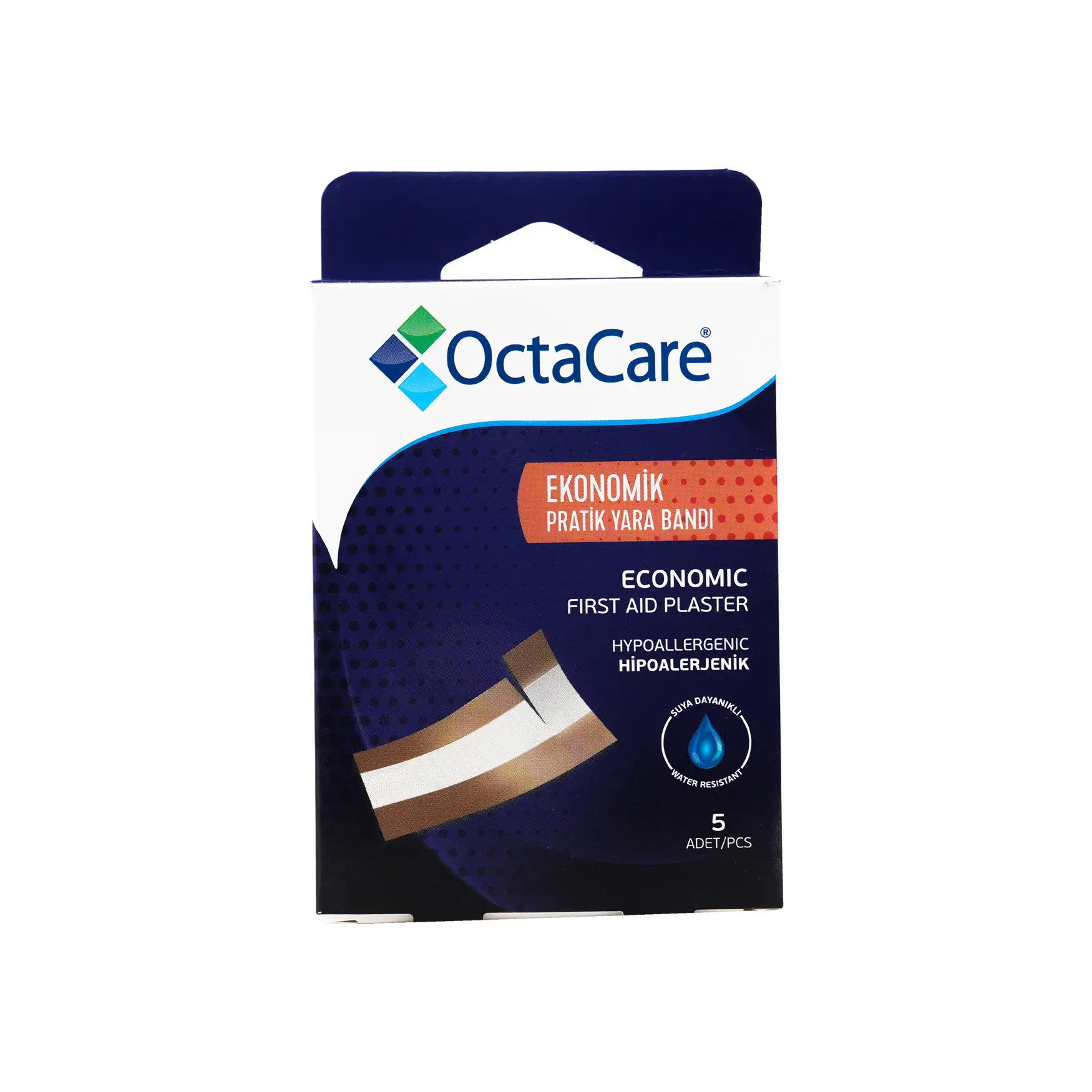 Octacare First Aid Plaster Economic 5pcs-160