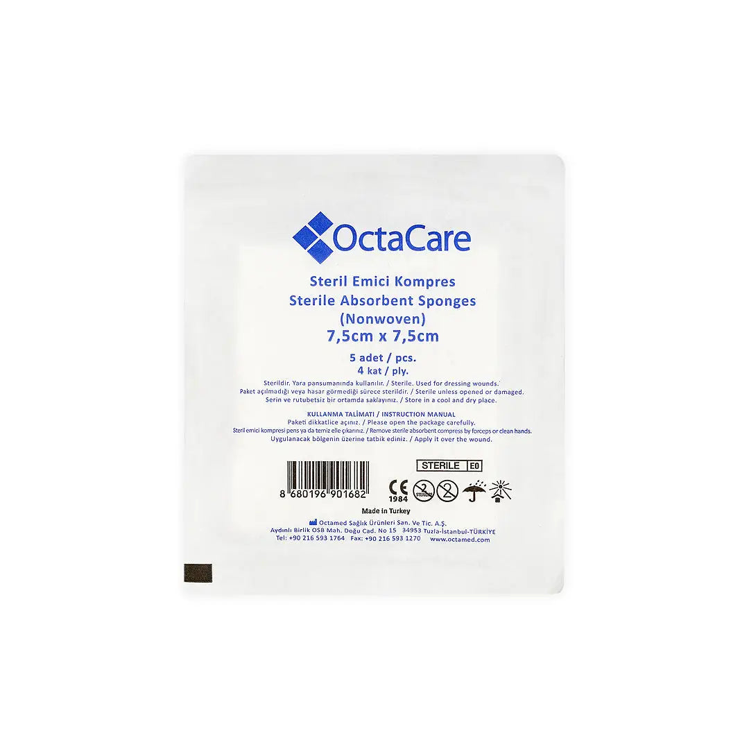 Octacare Sterile Absorbent Sponges 1Pcs-2150