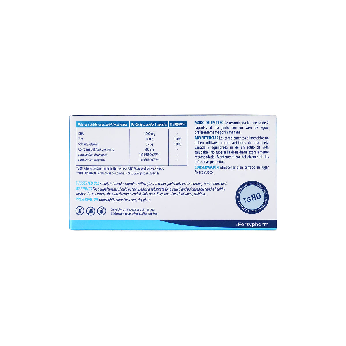 39264-Fertybiotic Man 60 Capsules +1