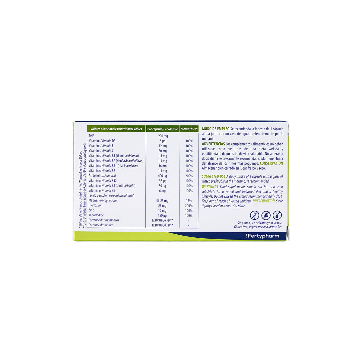 39265-Fertybiotic Pregnancy 30 Capsules +1