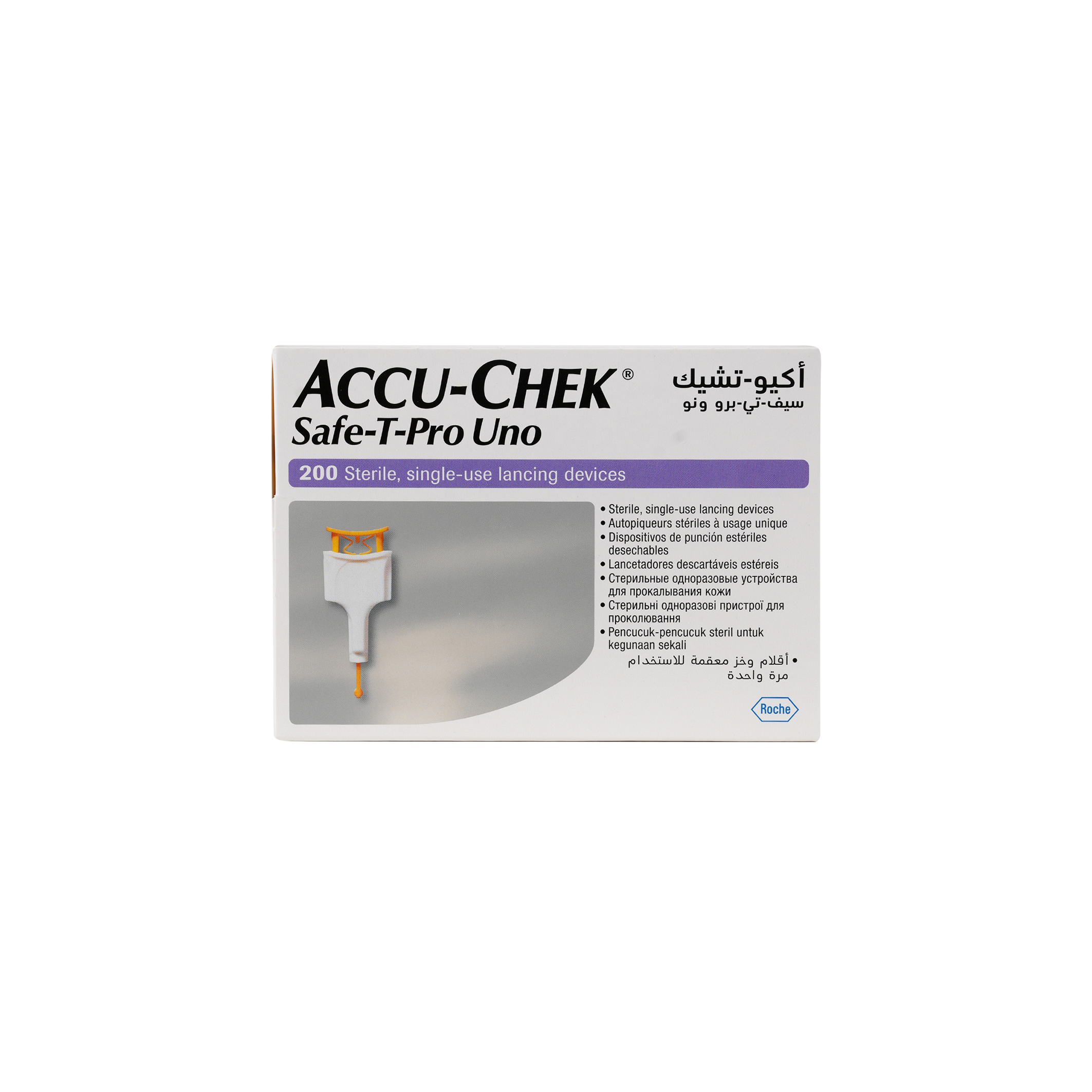 Accu-Chek Safe-T-Pro Uno 200 Lancets