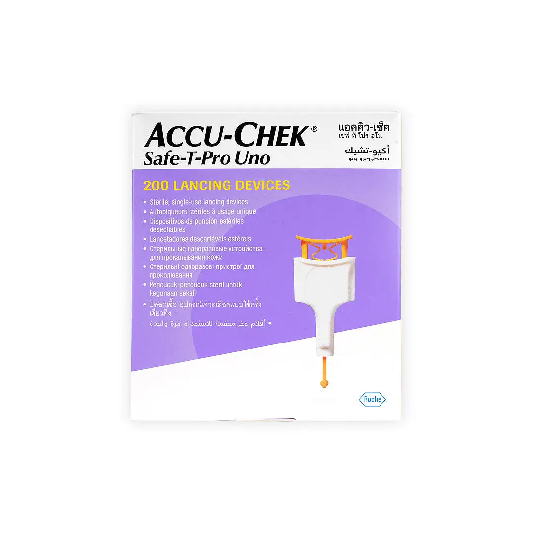 39269-Accu-Chek Safe-T-Pro Uno 200 Lancets