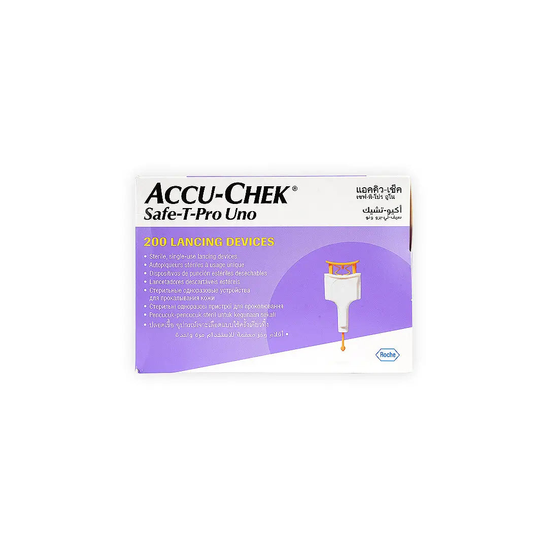 Accu-Chek Safe-T-Pro Uno 200 Lancets