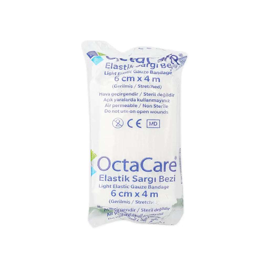 Octacare Light Elastic Gauze Bandage 6cmx4m 1pc-2306