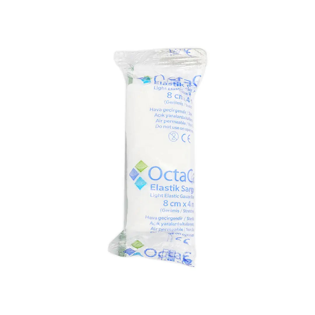 39273-Octacare Light Elastic Gauze Bandage 8cmx4m 1pc-2308