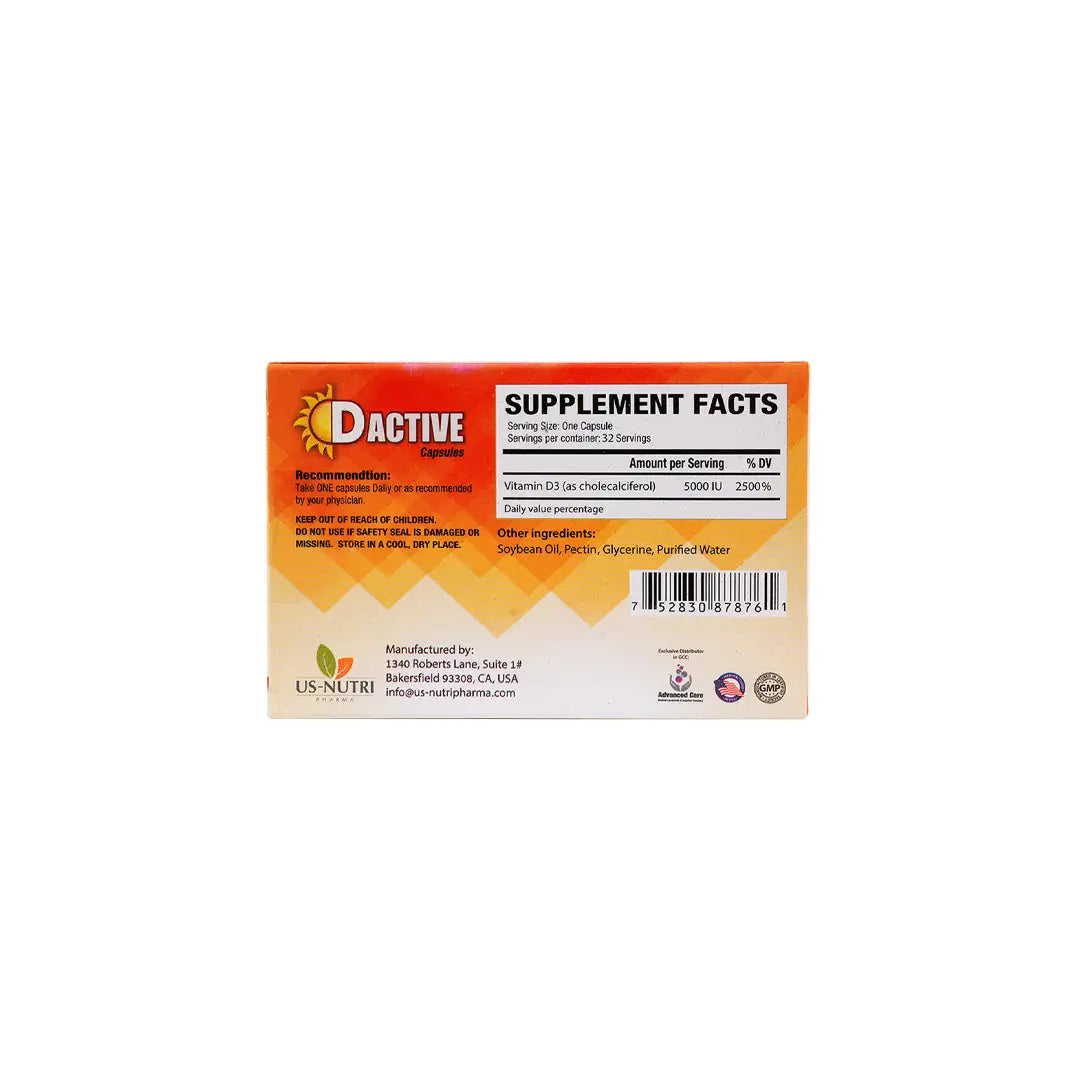 39290-D-Active 32 Softgel Capsules +1