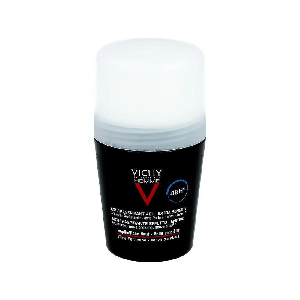 Vichy Homme Deo Men Black Roll 48H 50Ml