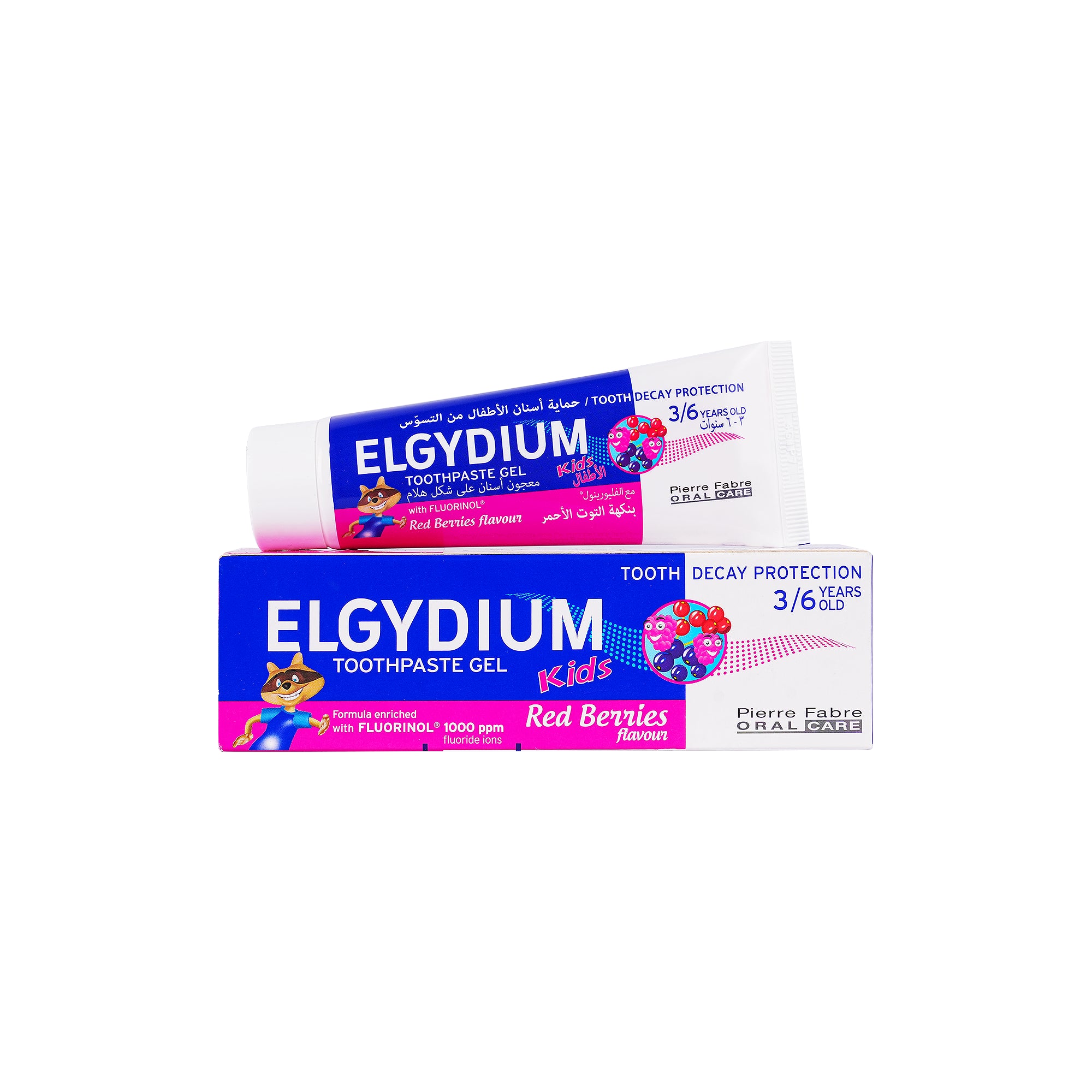 39379-Elgydium Decay Kids Toothpaste 3-6 Red Berries 50ml